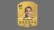 Sakina Karchaoui is a French right winger playing for the PSG women's team (Image via EA Sports)